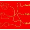 Bird Duck & Fish Trace Play Panel